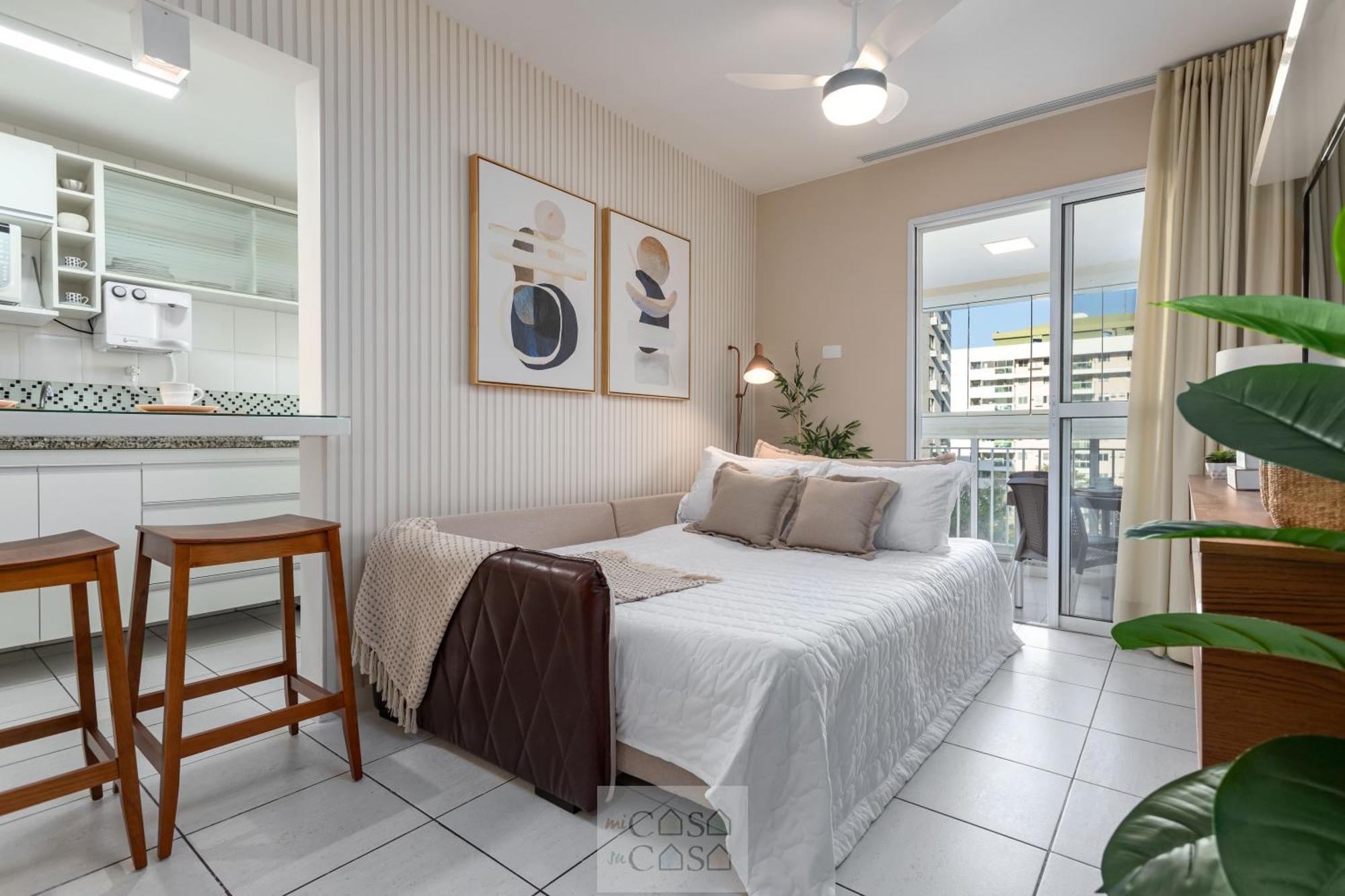 2 Quartos Com Varanda A 300M Riocentro Wi-Fi 120Mbps E Cozinha Completa - Condominio Com Piscina, Estacionamento, Portaria 24H E Parquinho Infantil - Apartamento Indicado Para Grupos, Hospedes A Trabalho E Criancas Ρίο ντε Τζανέιρο Δωμάτιο φωτογραφία