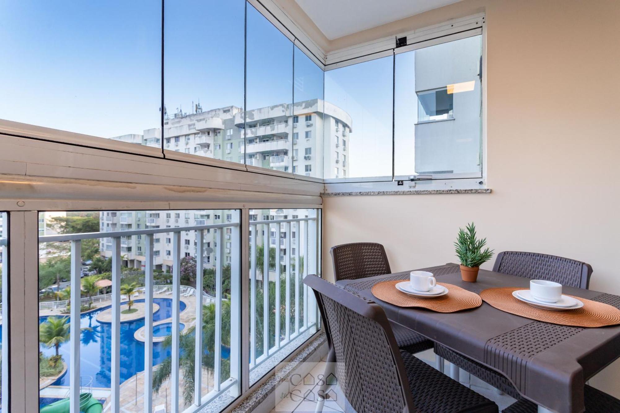 2 Quartos Com Varanda A 300M Riocentro Wi-Fi 120Mbps E Cozinha Completa - Condominio Com Piscina, Estacionamento, Portaria 24H E Parquinho Infantil - Apartamento Indicado Para Grupos, Hospedes A Trabalho E Criancas Ρίο ντε Τζανέιρο Εξωτερικό φωτογραφία