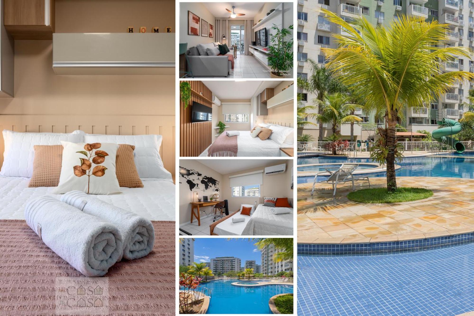 2 Quartos Com Varanda A 300M Riocentro Wi-Fi 120Mbps E Cozinha Completa - Condominio Com Piscina, Estacionamento, Portaria 24H E Parquinho Infantil - Apartamento Indicado Para Grupos, Hospedes A Trabalho E Criancas Ρίο ντε Τζανέιρο Εξωτερικό φωτογραφία