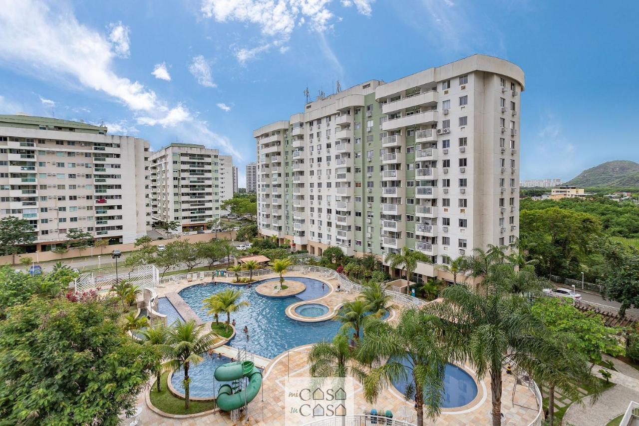 2 Quartos Com Varanda A 300M Riocentro Wi-Fi 120Mbps E Cozinha Completa - Condominio Com Piscina, Estacionamento, Portaria 24H E Parquinho Infantil - Apartamento Indicado Para Grupos, Hospedes A Trabalho E Criancas Ρίο ντε Τζανέιρο Εξωτερικό φωτογραφία