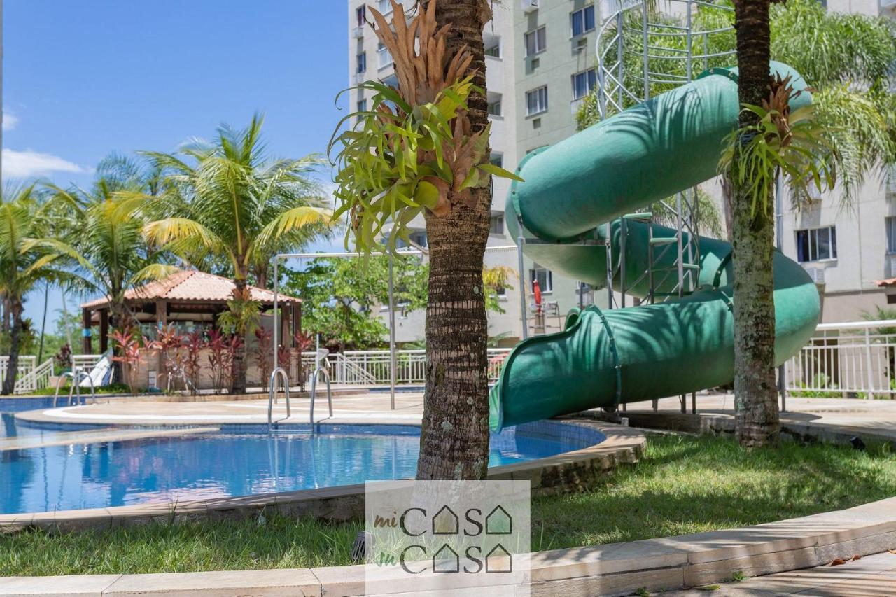 2 Quartos Com Varanda A 300M Riocentro Wi-Fi 120Mbps E Cozinha Completa - Condominio Com Piscina, Estacionamento, Portaria 24H E Parquinho Infantil - Apartamento Indicado Para Grupos, Hospedes A Trabalho E Criancas Ρίο ντε Τζανέιρο Εξωτερικό φωτογραφία