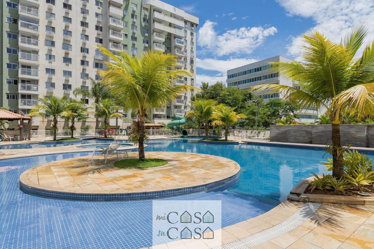 2 Quartos Com Varanda A 300M Riocentro Wi-Fi 120Mbps E Cozinha Completa - Condominio Com Piscina, Estacionamento, Portaria 24H E Parquinho Infantil - Apartamento Indicado Para Grupos, Hospedes A Trabalho E Criancas Ρίο ντε Τζανέιρο Εξωτερικό φωτογραφία